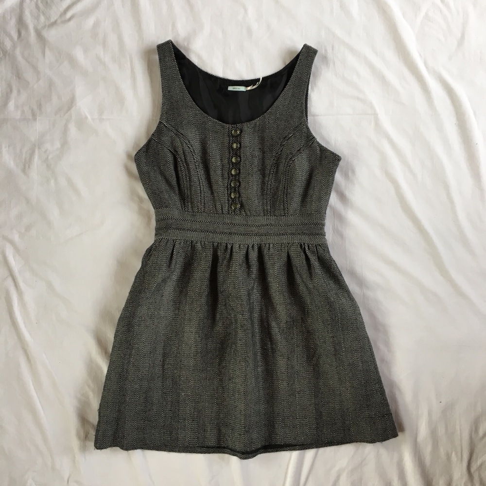 kimchi blue medium dress gray lined Anthropologie